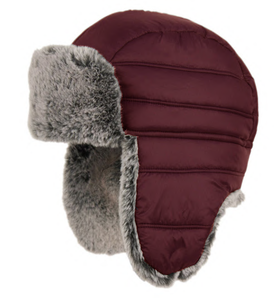 Fur Trapper Winter Hat Kids Warm Ski Snow Earflap Cap