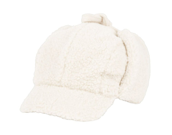 Soft Warm Sherpa Fur Cap Kids Winter Hat with Adjustable Ear Flap