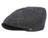 Men's Classic 8 Panel Patchwork Wool Blend Newsboy Ivy Cap Snap Brim Tweed Gatsby Hat