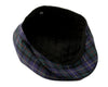 Men's Plaid Wool Blend Tweed Herringbone Newsboy Ivy Cap Snap Brim Gatsby Hat