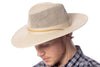 Outdoor Safari Hats With Mesh Crown & Leather Chin Cord