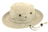 Cotton Bucket Sun Hat With Chin Cord Strap