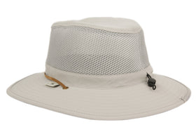 Outdoor Safari Hat With Mesh Crown & Chin Cord Strap