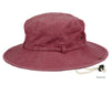 Man and Woman's Washed Cotton Bucket Sun Hat With Chin Cord Strap