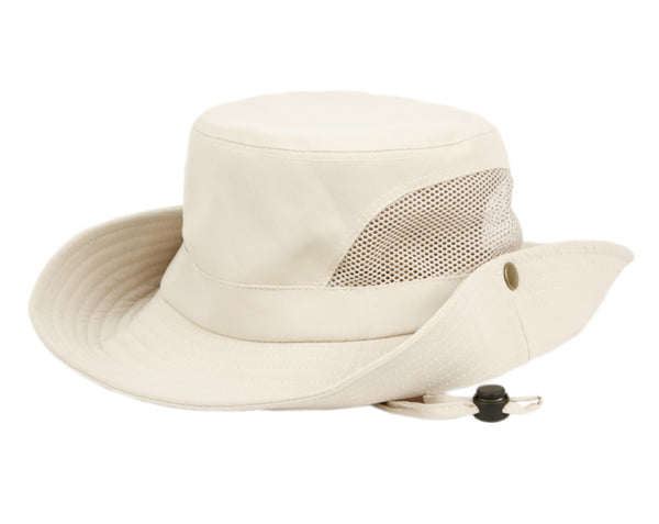 Partial Mesh Outdoor Bucket Hat with Folding Sides