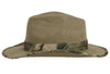 Outdoor Cotton Safari Hats With Fabric Band And Brim Edge