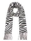 Soft Long Cashmere Feel Leopard Scarf Women Winter Worm Scarves