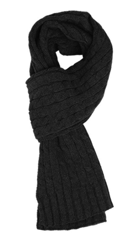 Men's Cable Knitted Scarf
