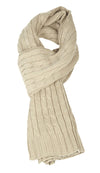 Men's Cable Knitted Scarf