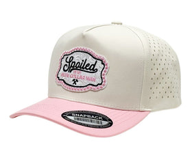 Spoiled Patch Trucker Hat Waterproof Laser Snapback Cap