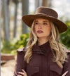 Australian Felt Wide Brim Fedora Hat