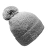Women Pom Pom Cuffed Beanie Hat Winter Skull Cap