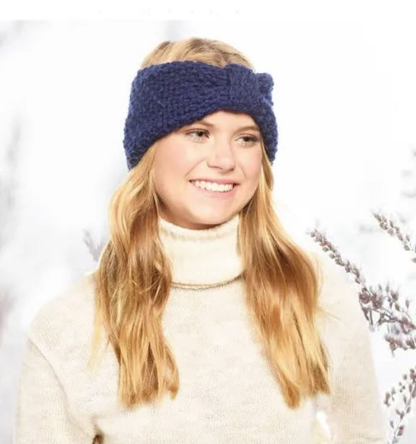 Winter Knit Crochet Turban Headband Headwrap Ear Warmer for Women