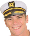 Epoch Adult Yacht Captain Hat, One size, Gold & White (1 Hat)