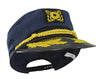 Epoch Adult Yacht Captain Hat, One Size, Gold & White (1 Hat)