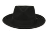 Richman Brothers Men's Wool Felt Fedora with Grosgrain Hatband and Trim