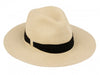Classic Braided Paper Straw Style Fedora with Unique Rippled Belt Band