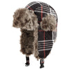 Solid Buffalo Plaid Aviator Trapper Hat Trooper Ear Flaps Ushanka Eskimo Bomber Russian Warm Winter Cold Skiing