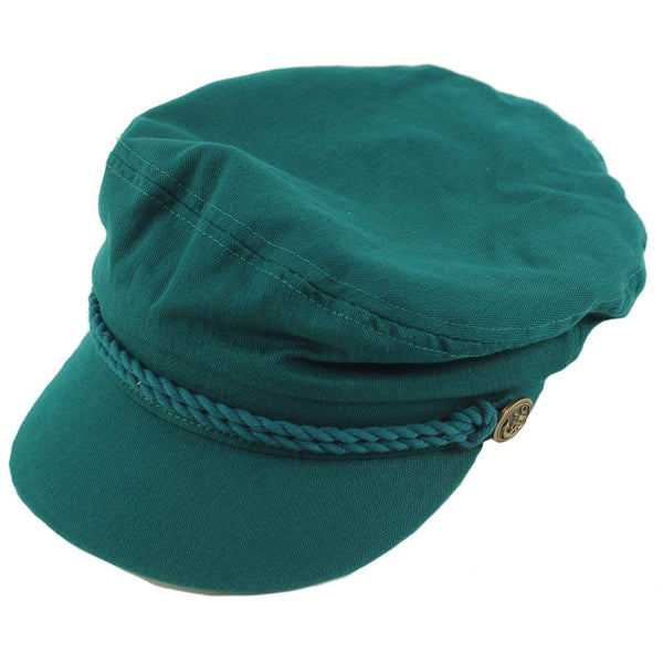 Epoch Men's Summer Cotton Greek Fisherman Sailor Fiddler Driver Hat Flat Cap