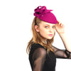 Fascinators Hats 20s 50s Hat Pillbox Hat Cocktail Tea Party Headwear with Veil for Girls and Women