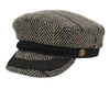 Epoch hats Men's Greek Fisherman Sailor Fiddler Winter Wool Driver Hat Flat Cap