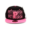 Pittsburgh Letters Flat Bill SnapBack Cap Hat Snap Back