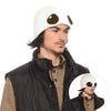 Unisex Knitted Goggles Beanie, Warm Winter Stylish Hat Autumn Outdoor Sports Cap
