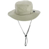 Elysiumland Men's Water Resistant Boonie Hat with Sunglasses Loop, Khaki