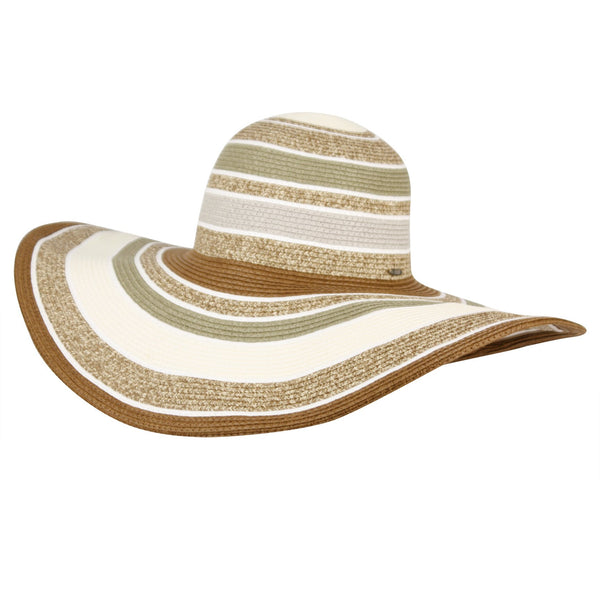 Women Sun Beach Straw Floppy Hat UV UPF 50