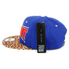 Detroit E-flag Outfield Retro Flat Brim Snapback Cap