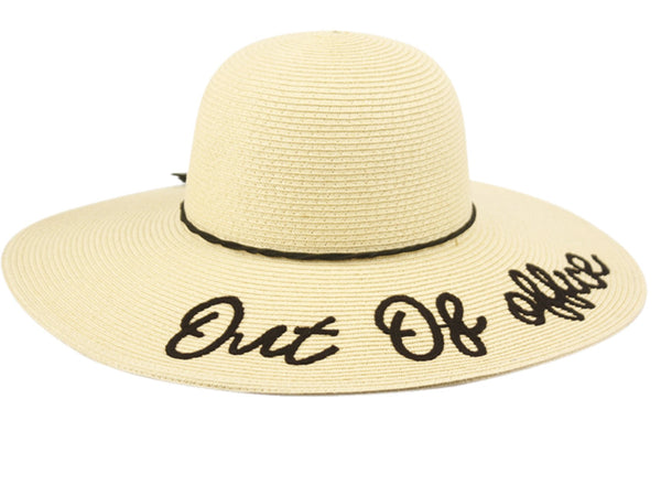 summer sun beach floppy out of office hat
