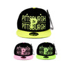 Pittsburgh Letters Flat Bill SnapBack Cap Hat Snap Back