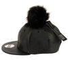 snapback leather cap