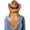 ANGELA & WILLIAM Men's & Women's Western Style Cowboy/Cowgirl Straw Hat