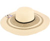 sun beach floppy hat natural