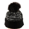 Multi Color Pom-Pom Crochet Thick Knit Slouchy Beanie Beret Winter Ski Hat