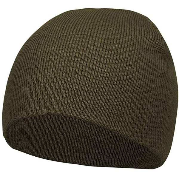 Men Women Knit Cuffless Skull Beanie Hat Adult Winter Warm Hat