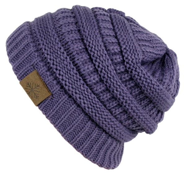 ANGELA & WILLIAM Winter Warm Thick Cable Knit Slouchy Skull Beanie Cap Hat