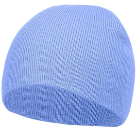 Men Women Knit Cuffless Skull Beanie Hat Adult Winter Warm Hat