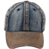 Vintage Washed Distressed Cotton Dad Hat Baseball Cap Polo Style