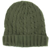 Epic Men's Thermal Insulated Cable Knit Beanie (Army Green)