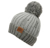 two tone Pompom winter hat