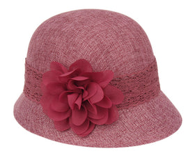 Women's Flower Clothe Summer Bucket Hats