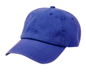 Washed Low Profile Cotton and Denim Baseball Cap Dad Hat