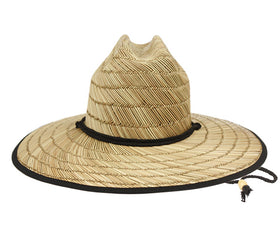 Wide Brim Straw Fedora Hats, Under Brim Straw Hat