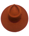 Wide Brim Wool Felt Light Color Fedora Hats | Light Color Rancher Fedora Hats