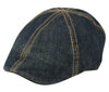Unisex 6 Panel Duck Bill Curved Ivy Drivers Hat Newsboy Ivy Cap