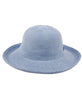 Wide Brim Sun Bucket Hat with Roll Up Edge